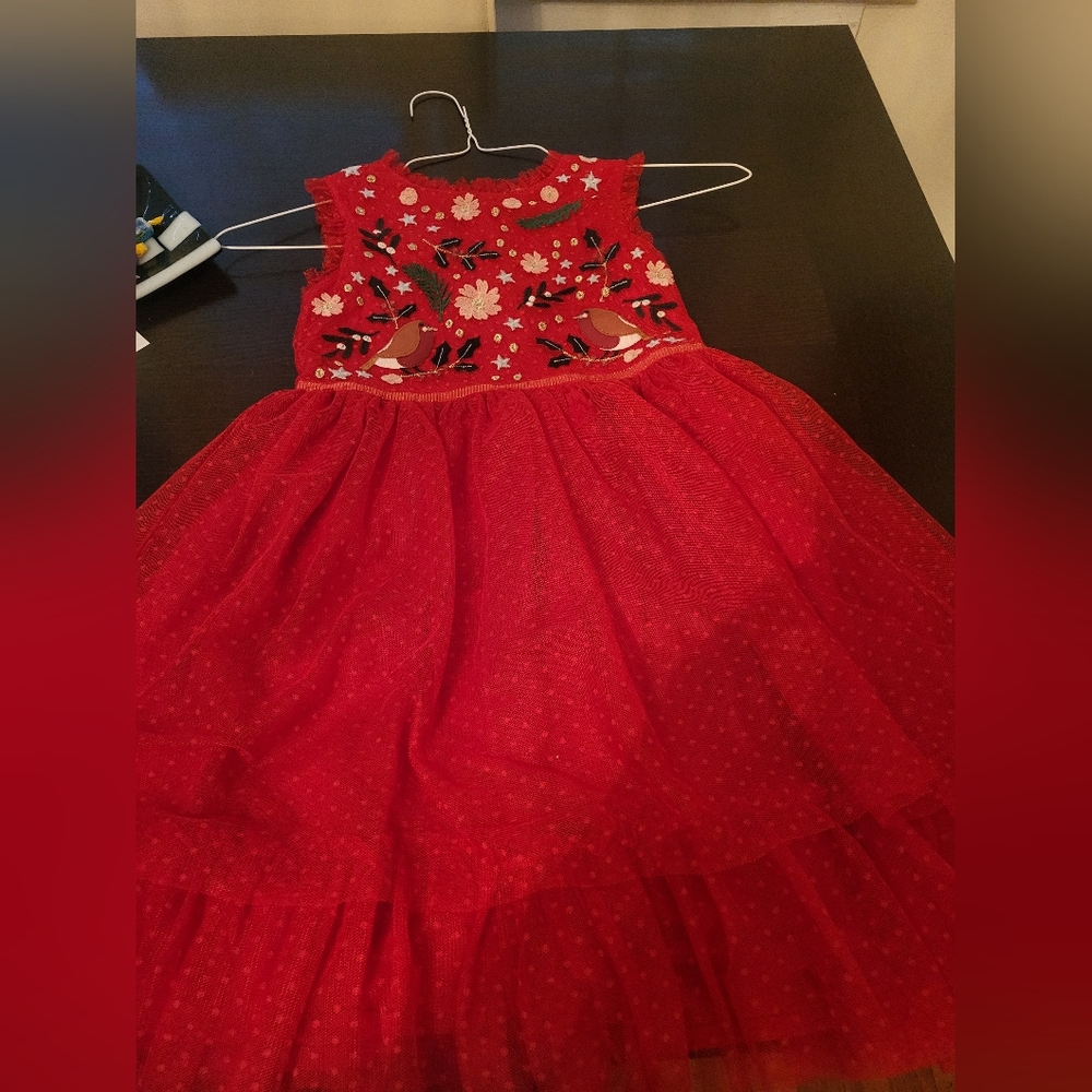 Mini boden sz 6 holiday dress